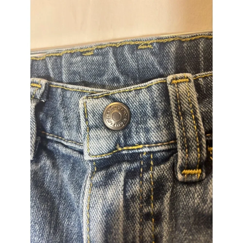 Carters Carpenter Fit Blue Jeans Boys‎ 4T Adjustable Waist 100% Cotton Denim G9